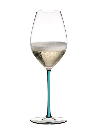 Бокал для вина Riedel Fatto A Mano Champagne Turquoise, 445 мл - цена