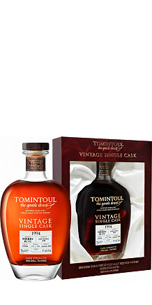 Виски Tomintoul 1994 Speyside Glenlivet Vintage Single Cask Single Malt Scotch Whisky