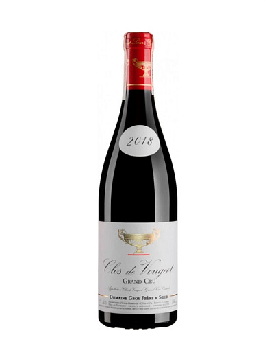 Вино Domaine Gros Frere et Soeur Clos de Vougeot Grand Cru  0.75 л - фото