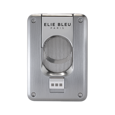 Каттер Elie Bleu Double Blade Cigar Cutter Brushed Chrome - фото