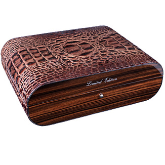 Хьюмидор Gentili LE SV10-Croco-Brown