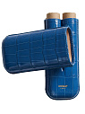 Футляр Bosquet Genuine Blue Crocodile Skin на 2 сигары - фото 2