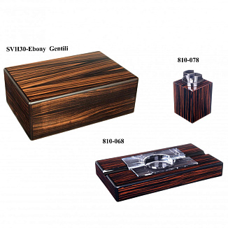 Набор сигарных аксессуаров Gentili SET-SVH30-Ebony