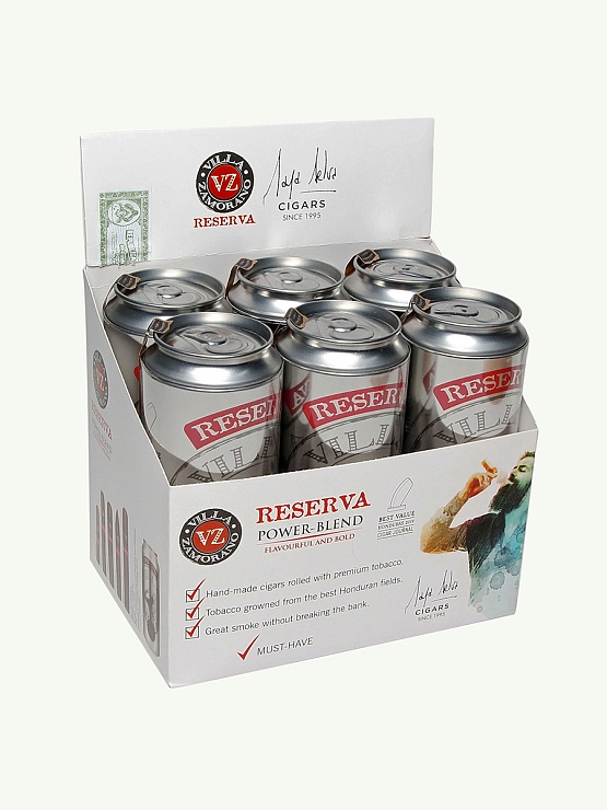 Набор сигар Villa Zamorano Reserva 5-Cigar Sampler Can - фото 8