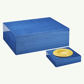 Набор сигарных аксессуаров Morici Roma Collection Veined Blue SET