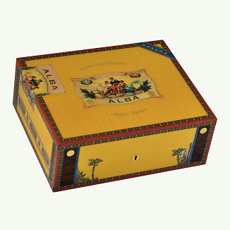 Хьюмидор Elie Bleu Flor de Alba 75 Cigars Yellow