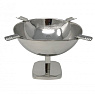 Пепельница Aficionado на 4 сигары Standing & Raised Silver - фото 1