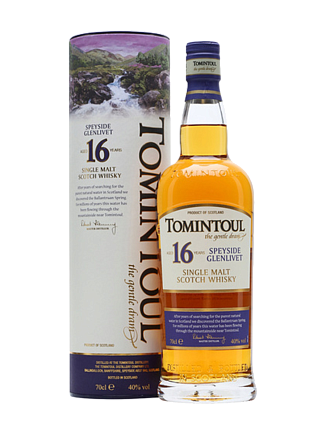 Виски Tomintoul Speyside Glenlivet 16 Years Old