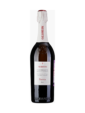Игристое вино Merotto, "Bareta", Valdobbiadene Prosecco Superiore Brut DOCG 0,75л