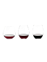 Набор бокалов для вина Riedel O Wine Tumbler Red Wine Testing, 570/600/690 мл