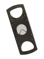 Каттер Elie Bleu Double Blade Cigar Cutter Plain Color Satin Black - фото