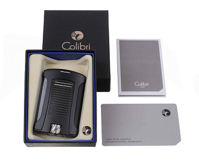 Зажигалка сигарная Colibri Daytona, черная LI770T10 -