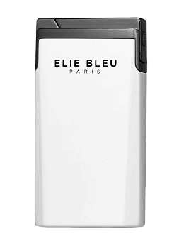 Зажигалка Elie Bleu Pocket Lighter "J15" White In Black Lacquer Finish - фото
