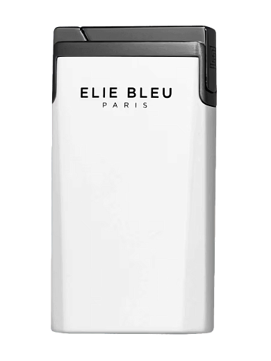 Зажигалка Elie Bleu Pocket Lighter "J15" White In Black Lacquer Finish - фото