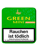 Сигариллы Villiger Green Mini Filter 20 Cigarillos Lemon Aroma - фото