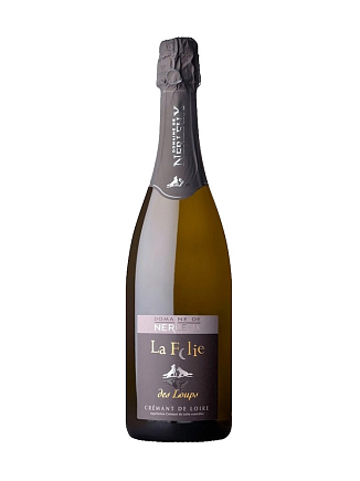 Игристое вино Domaine de Nerleux, "La Folie des Loups" Brut, Cremant de Loire