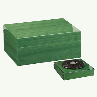 Набор сигарных аксессуаров Morici Roma Collection Veined Green SET