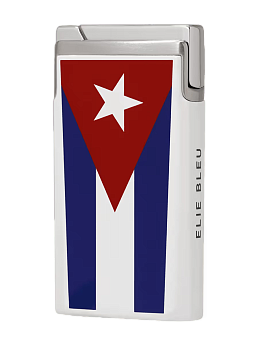 Зажигалка Elie Bleu Pocket Lighter "J15" Cuban Flag - фото