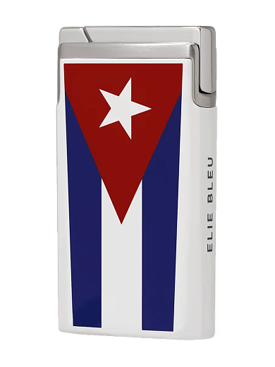 Зажигалка Elie Bleu Pocket Lighter "J15" Cuban Flag - фото