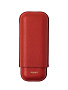 Футляр Bosquet Grained Calf Leather Red на 2 сигары