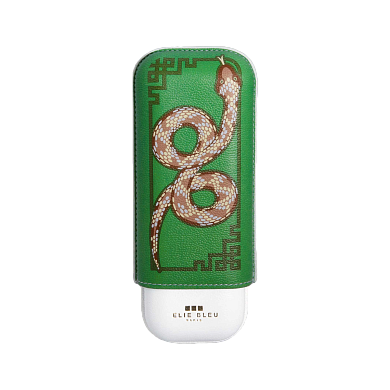 Футляр Elie Bleu "Snake" Cigar Case - caliber 27 на 2 сигары - фото