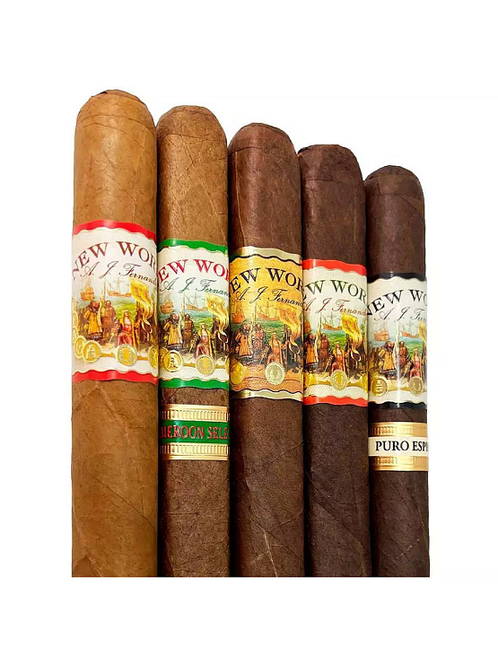 Сигара A. J. Fernandez New World Dorado Sampler SET of 5 cigars - фото 5