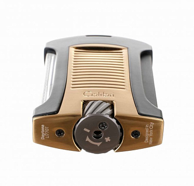 Зажигалка сигарная Colibri Daytona, черно-золотая LI770T16 - цена