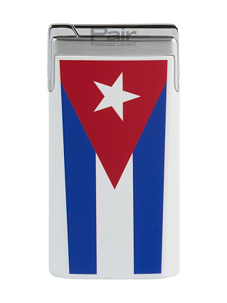 Зажигалка Elie Bleu Pocket Lighter "J15" Cuban Flag