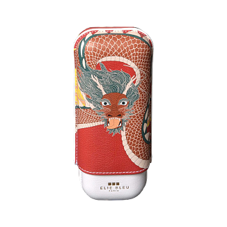 Футляр Elie Bleu "Dragon" Cigar Case - caliber 27 на 2 сигары
