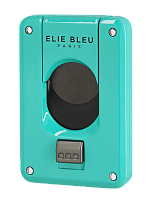 Каттер Elie Bleu Double Blade Cigar Cutter Turquoise Black Blade - фото