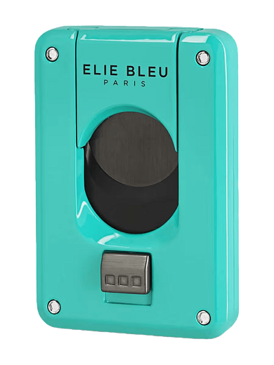Каттер Elie Bleu Double Blade Cigar Cutter Turquoise Black Blade - фото