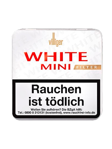 Сигариллы Villiger White Mini Filter 20 Cigarillos - цена
