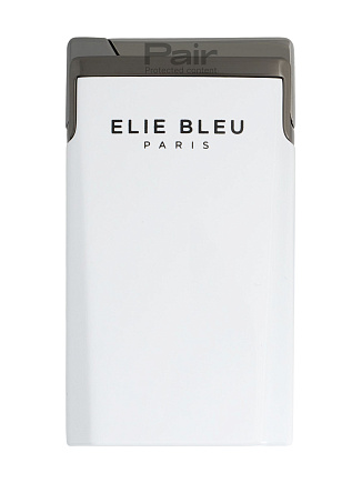Зажигалка Elie Bleu Pocket Lighter "J15" White In Black Lacquer Finish