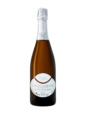 Игристое вино Blanc de Blancs Cremant de Bourgogne AOC Brut Cave de Bissey 0.75 л