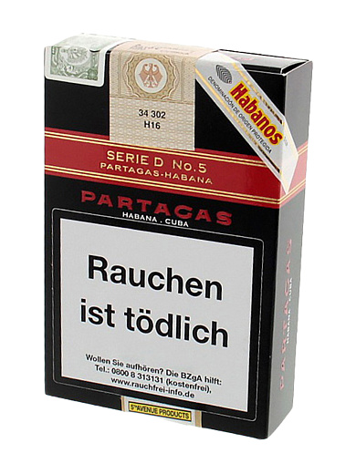 Сигары Partagas Serie D No. 5 Tubos - отзывы