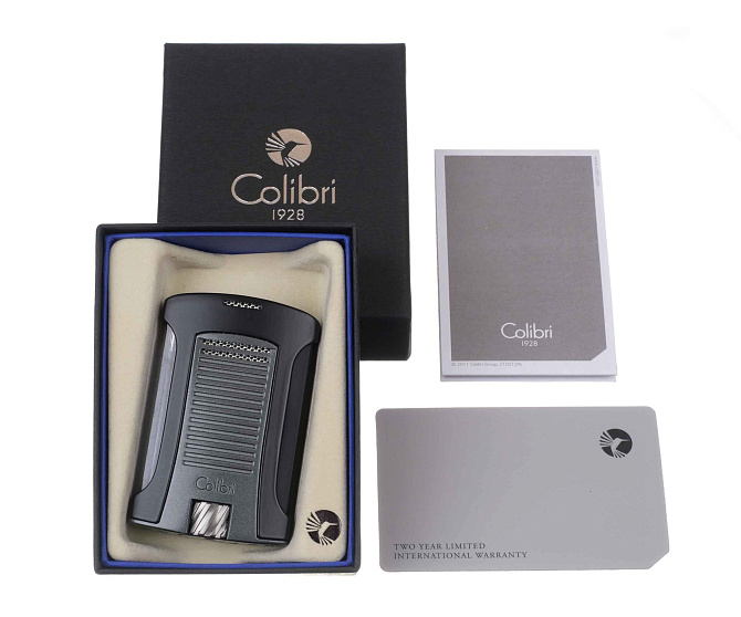 Зажигалка сигарная Colibri Daytona, черно-серая LI770T11 - фото 10