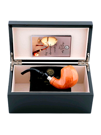 Курительная трубка Mastro de Paja Unica, Юбилейная 45 лет компании M905, в шкатулке - описание