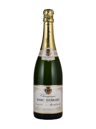 Шампанское Marc Hebrart, Brut Blanc de Blancs Premier Cru "Mareuil-sur-Ay", Champagne AOC 0.75 л - фото