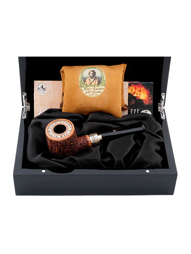 Курительная трубка Ser Jacopo Leonardo da Vinci Rustic Straight S623-5, в шкатулке - отзывы