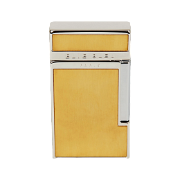 Зажигалка Elie Bleu Pocket Lighter "Diamond Jetflame" Brush Gold - фото