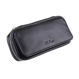 Сумка Ser Jacopo для 2 трубок и табака B030-Black - фото