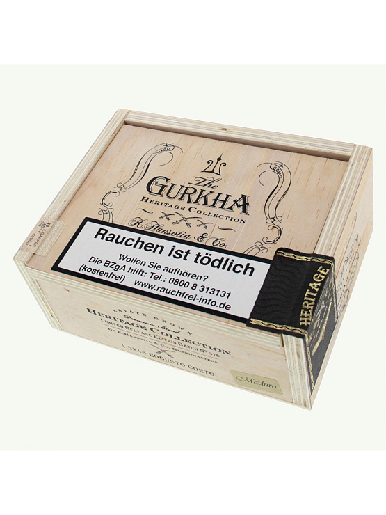 Сигары Gurkha Heritage Maduro Robusto Corto - фото 6
