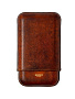 Футляр Bosquet Grained Calf Leather Patina Hand finish Dark Brown на 3 сигары
