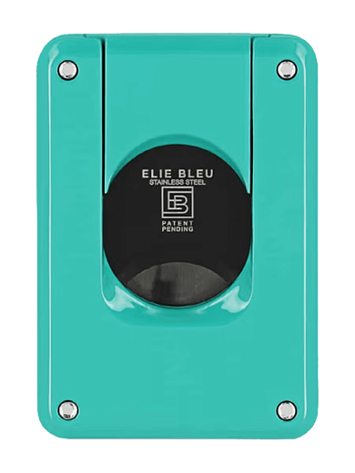 Каттер Elie Bleu Double Blade Cigar Cutter Turquoise Black Blade - цена