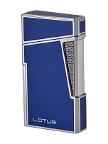 Зажигалка Lotus APOLLO Blue & Chrome 4870 - фото
