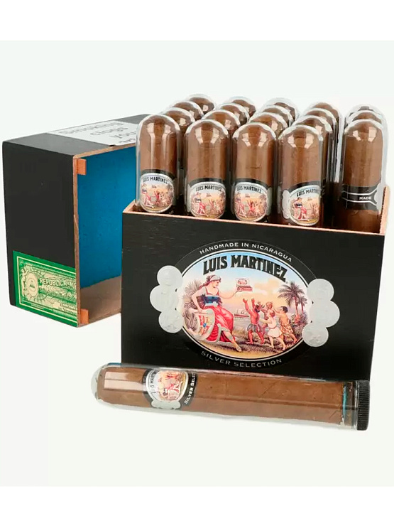 Сигары Luis Martinez Silver Selection Crystal Robusto Glass Tubos - фото 5