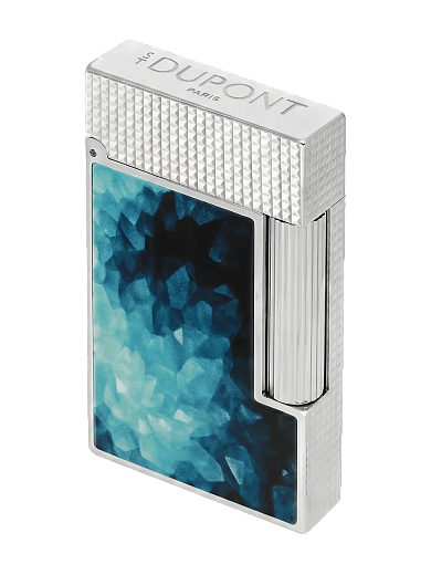 Зажигалка S.T. Dupont Lighter Ligne 2 Lacquered Geode Blue - отзывы