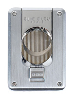 Каттер Elie Bleu Double Blade Cigar Cutter Brushed Chrome - фото 1