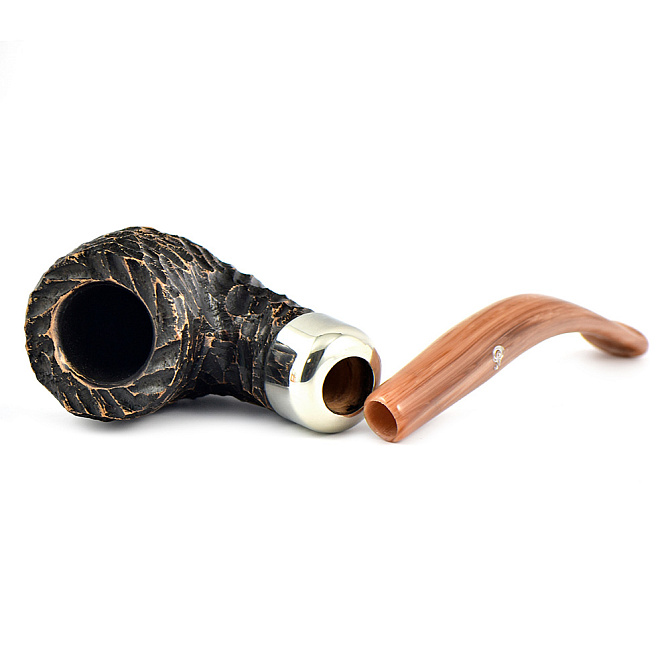 Курительная трубка Peterson Derry Rustic 01 (фильтр 9 мм) - фото 7