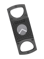 Каттер Elie Bleu Double Blade Cigar Cutter Carbon Pattern - фото